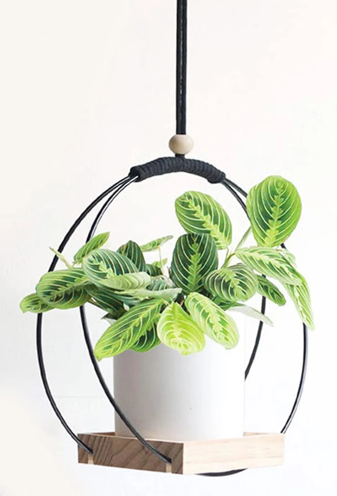 Підвісна полиця для квіткового горщика Modern дерев'яна, фото №5