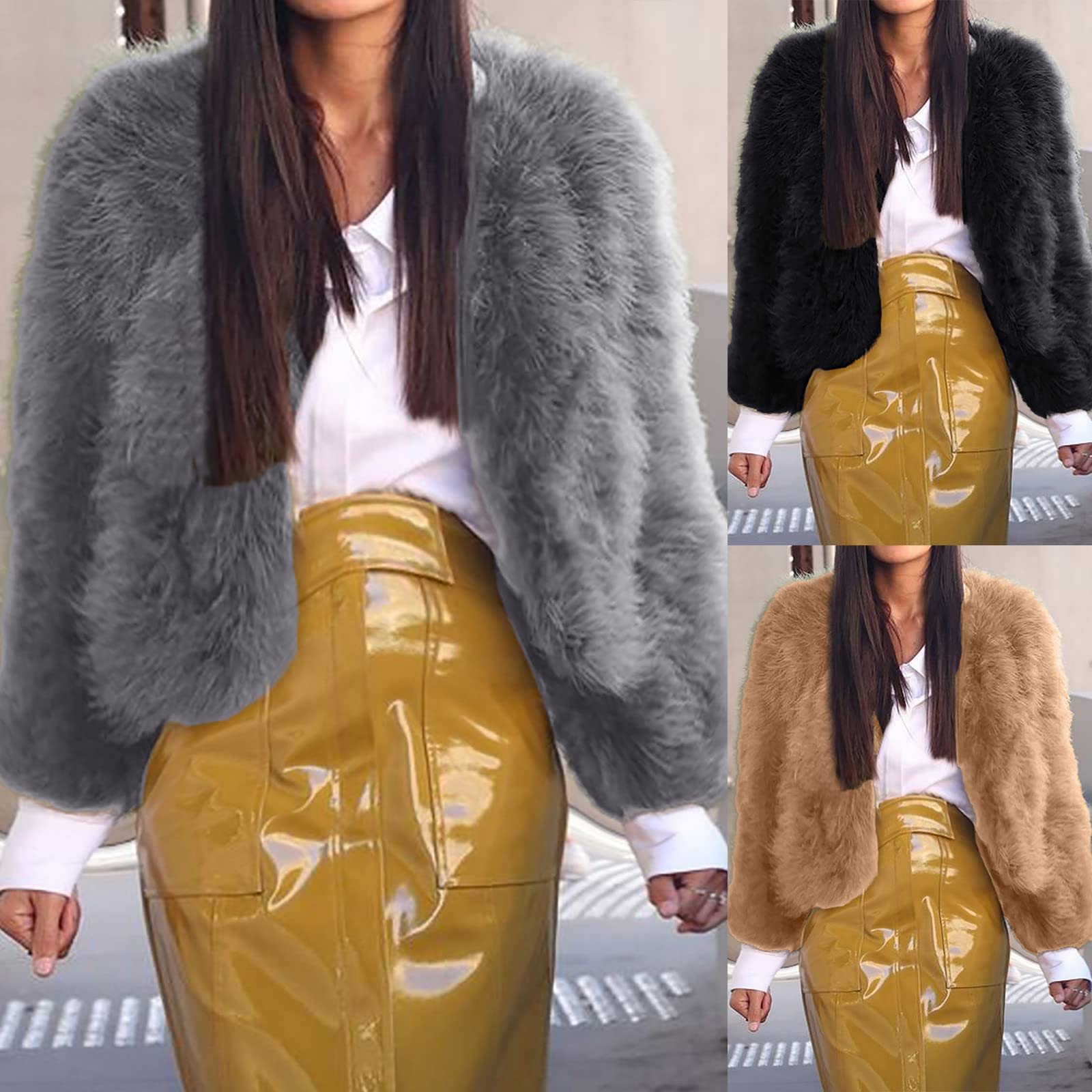 Женская куртка из искусственного меха TRIGLICOLEUM, фото №2 Женская куртка из искусственного меха TRIGLICOLEUM, фото №2