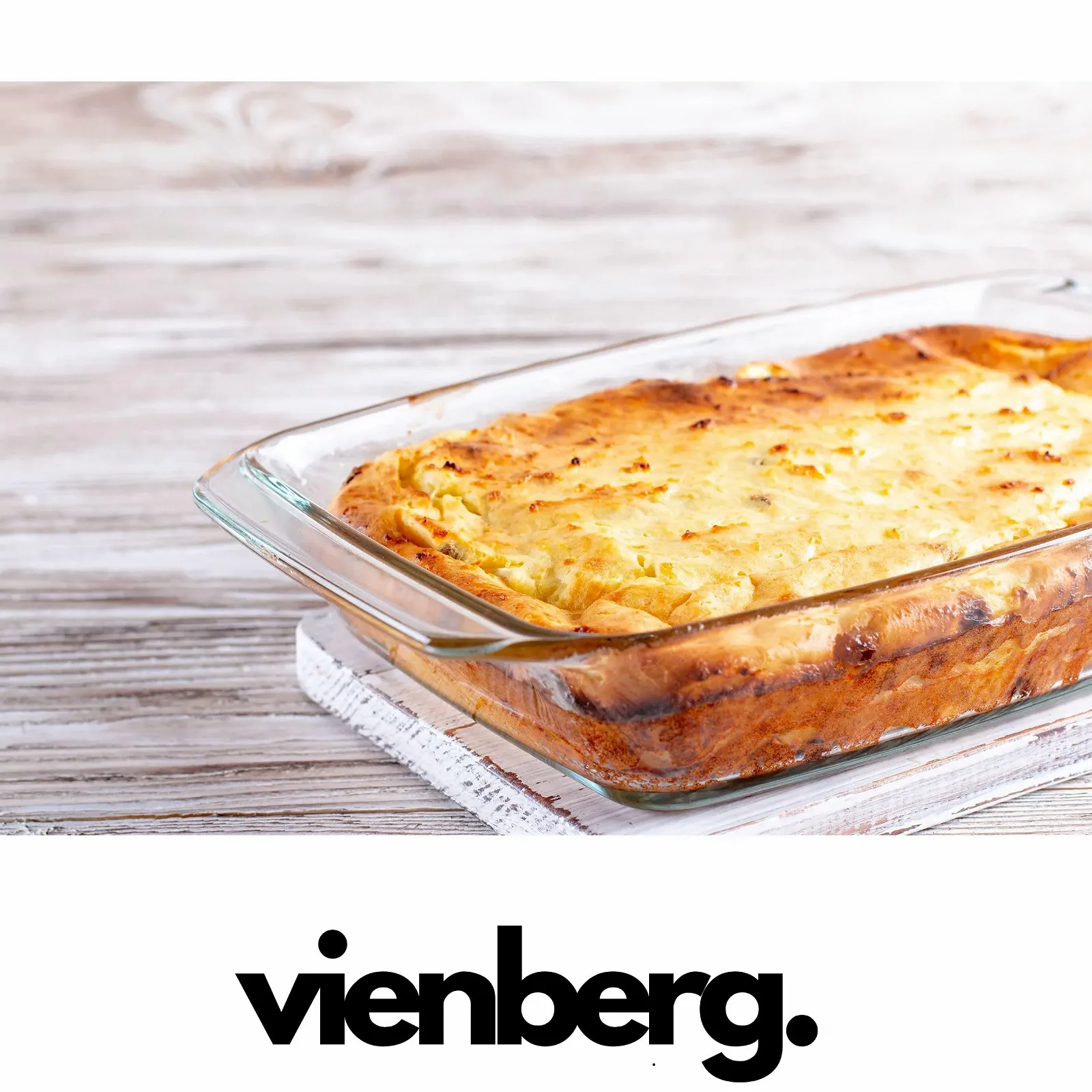 Набор стеклянных форм для запекания прямоугольные 2 шт боросиликатное стекло термостойкие до 300 °C, фото №3 Набор стеклянных форм для запекания прямоугольные 2 шт боросиликатное стекло термостойкие до 300 °C, фото №3