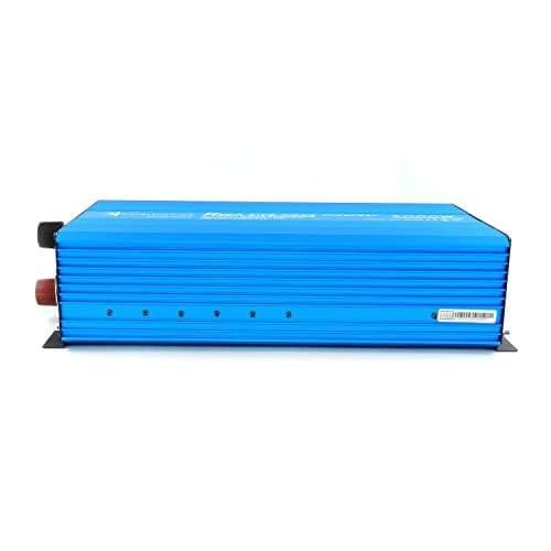 Інвертор Solartronics TS3000 Конвертер Напруги 12 В 3000/6000 Вт Чиста Синусоїда Синій Сонячний USB AC Розетка, фото №3