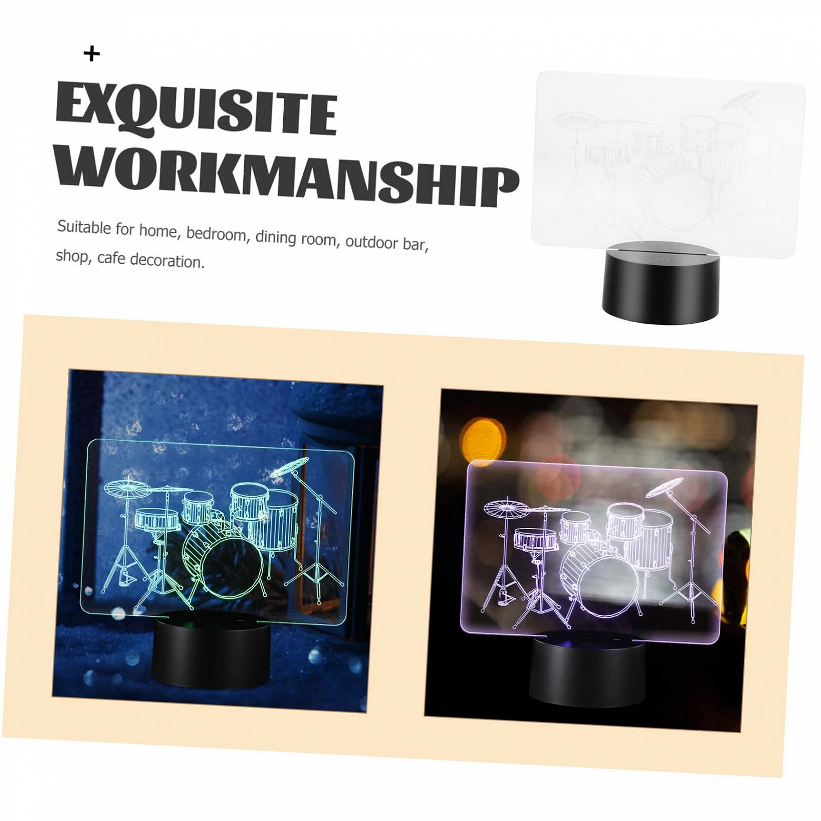 Нічник UKCOCO 3 шт Аммоніт USB 3D Акриловий, фото №3 Нічник UKCOCO 3 шт Аммоніт USB 3D Акриловий, фото №3