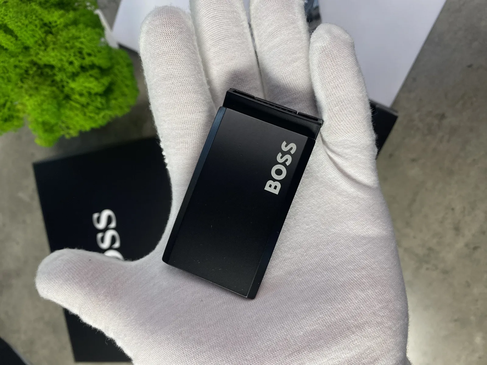 Подарочный набор с кожаным ремнем Boss с двумя сменными пряжками Босс, фото №12