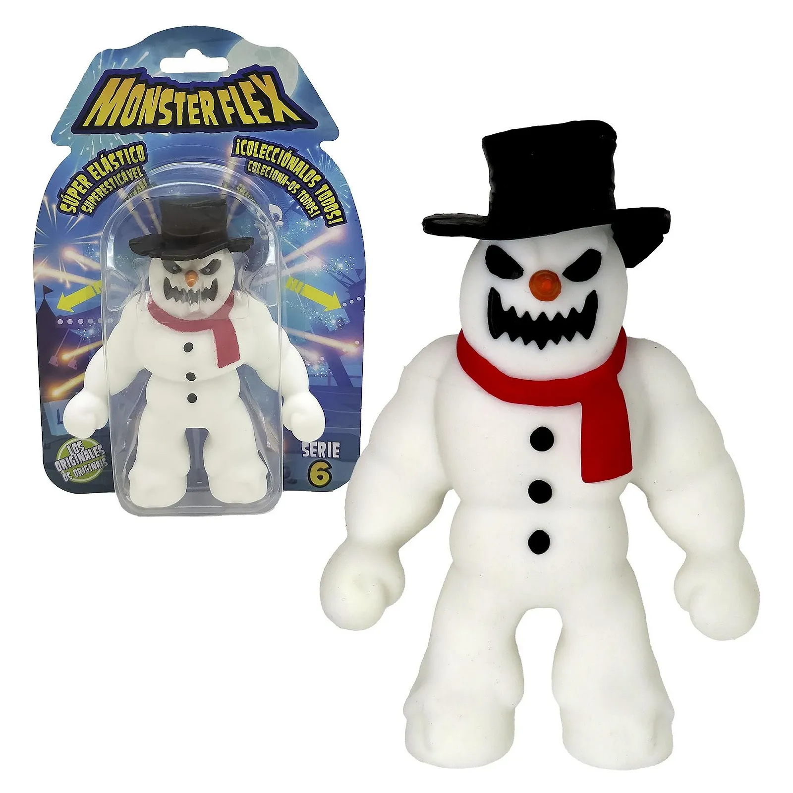 Эластичная фигурка-игрушка Bizak Monsterflex Classic Monster Models Snow Badman 25 см, фото №1 Эластичная фигурка-игрушка Bizak Monsterflex Classic Monster Models Snow Badman 25 см, фото №1