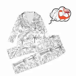 Комплект піжами Vhersily Малюнок Мультфільм ціна на synthetic.ua - Фото 1 Комплект піжами Vhersily Малюнок Мультфільм synthetic.ua - Фото 1