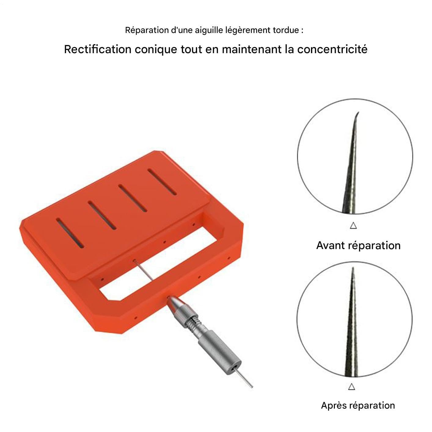 Точилка для игл аэрографа для ремонта авто и моделирования, фото №8