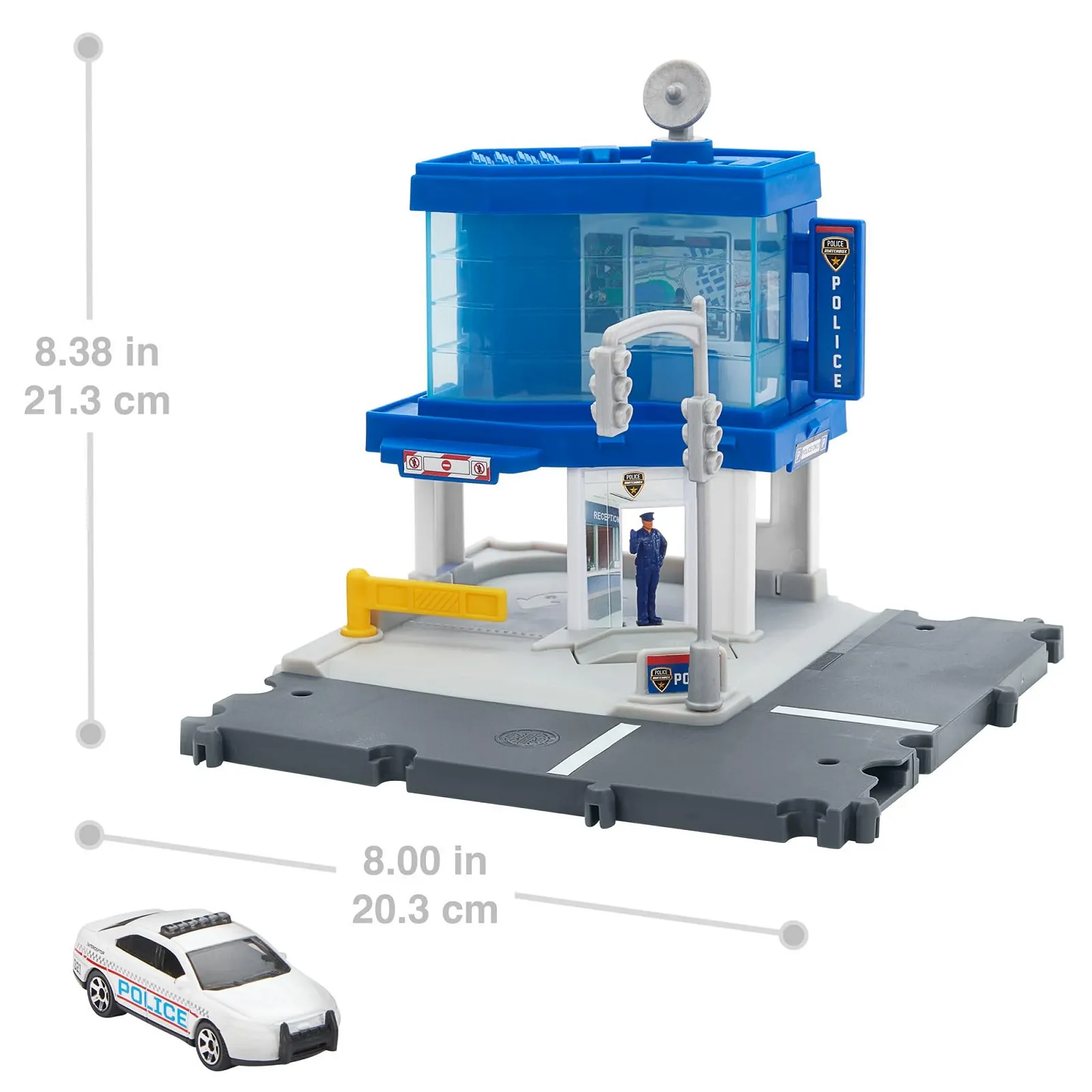 Игровой набор MATCHBOX Police Traffic Station с Поворотной Фигуркой Ford Interceptor, фото №5 Игровой набор MATCHBOX Police Traffic Station с Поворотной Фигуркой Ford Interceptor, фото №5