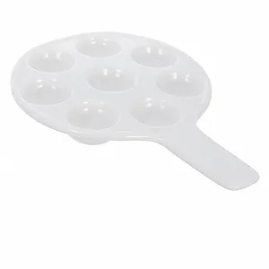 Форма для запікання равликів BESTYASH Керамічна З ергономічною ручкою Біла - Фото 1