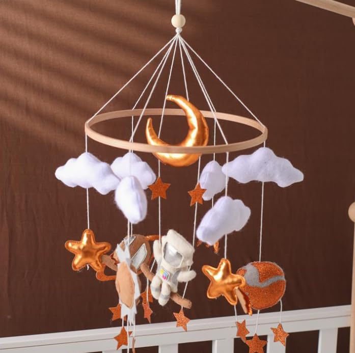 Держатель для мобиля на детскую кроватку Mobile Деревянный Шар Фетровый Подарок новорожденным Украшение Подарок для мальчиков и девочек Висячие Ветряные колокольчики Колокольчик для кровати Игрушки для детской кроватки (A), фото №5 Держатель для мобиля на детскую кроватку Mobile Деревянный Шар Фетровый Подарок новорожденным Украшение Подарок для мальчиков и девочек Висячие Ветряные колокольчики Колокольчик для кровати Игрушки для детской кроватки (A), фото №5