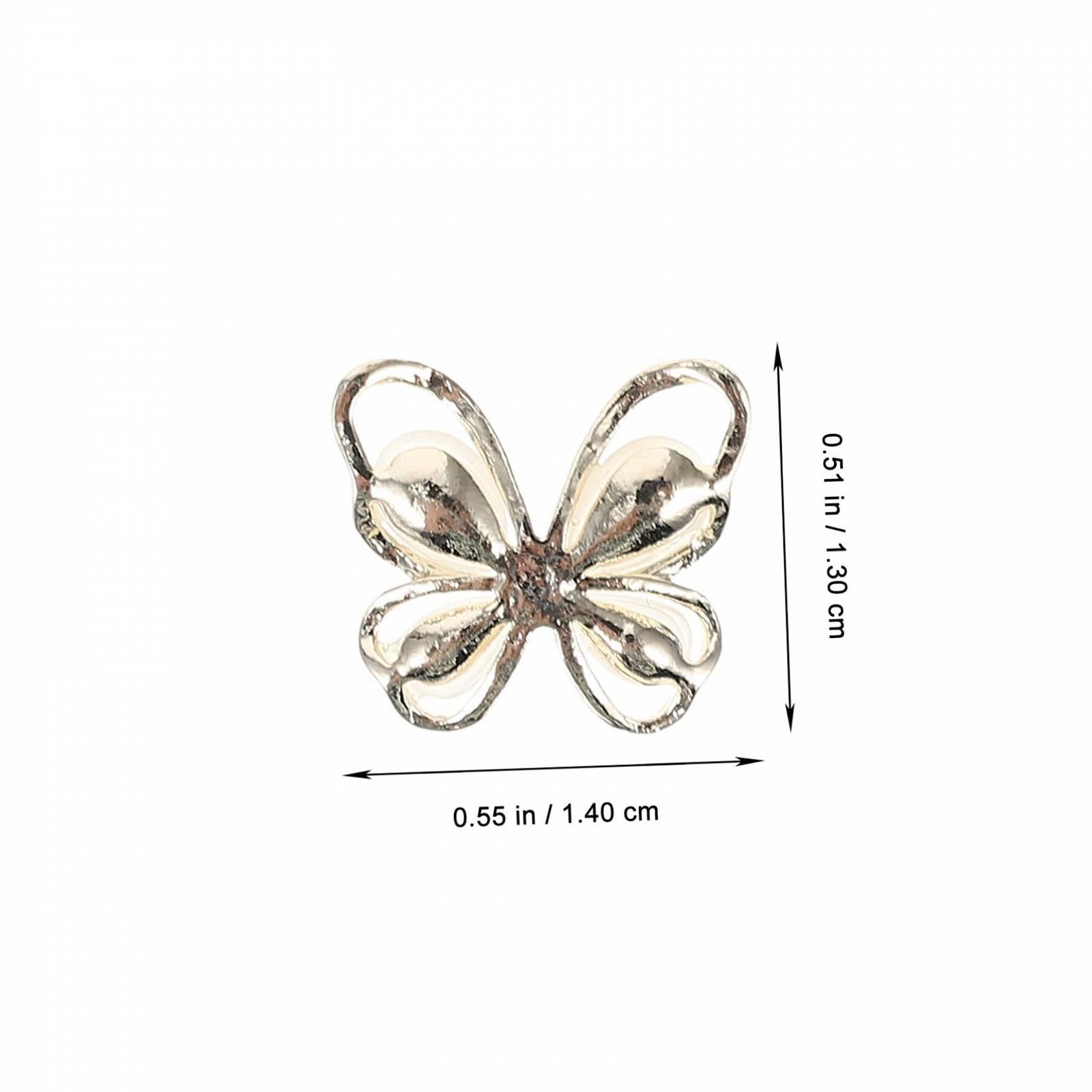 Украшение для ногтей Бабочки 5 наборов Healeved 3D, фото №7