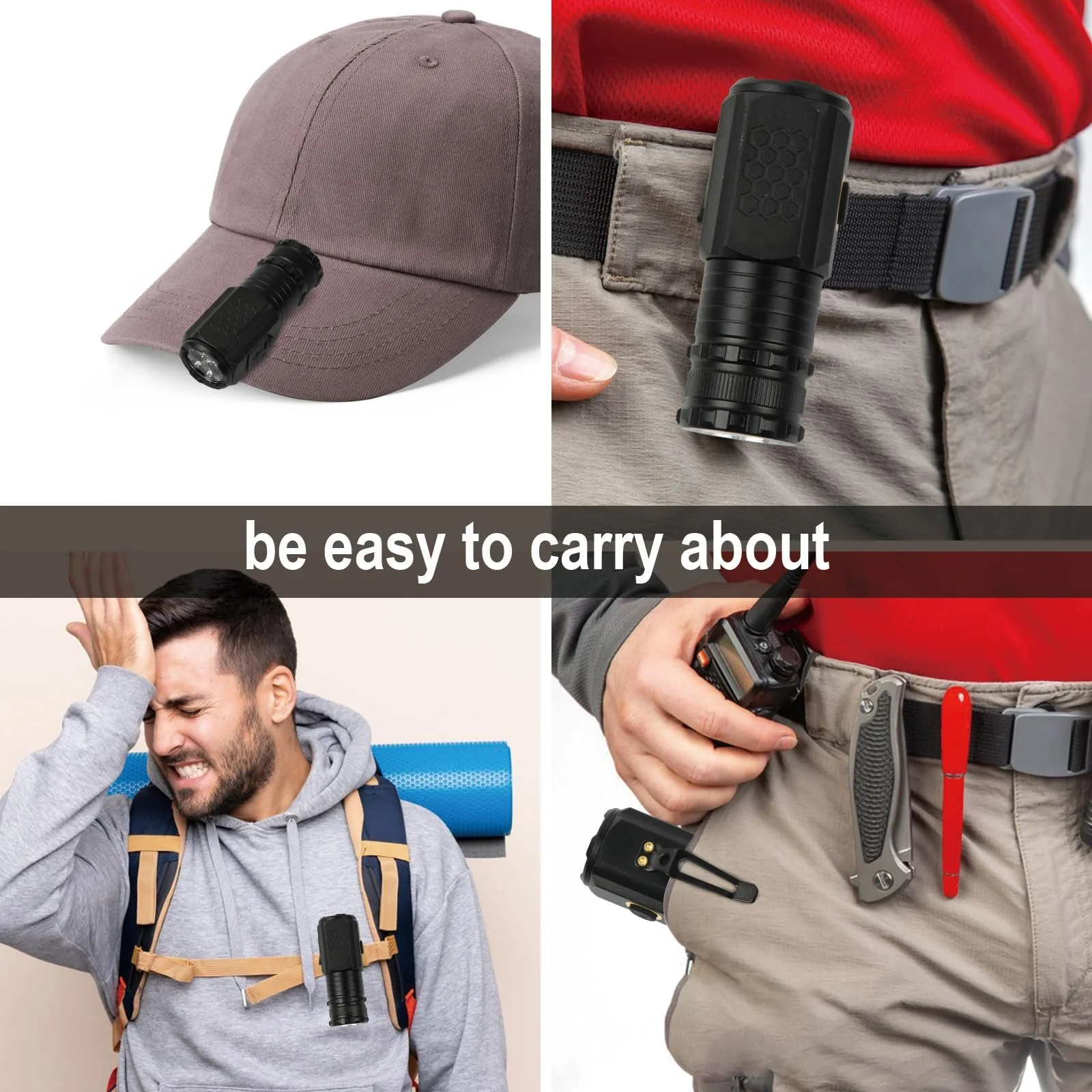 Ліхтар LED Акумуляторний Міні  LED Надзвичайно Яскравий 5000 Люмен 5 Режимів Освітлення Водонепроникний для Надзвичайних Ситуацій на Відкритому Повітрі Кемпінгу, фото №6