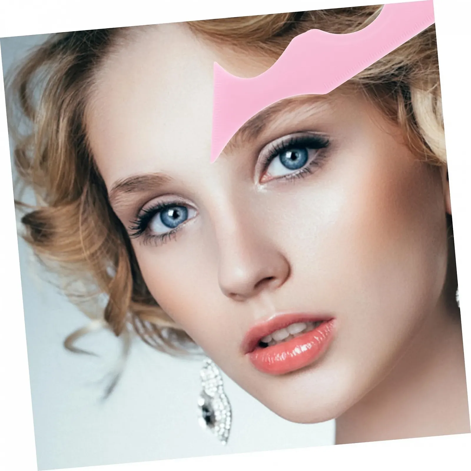 Инструмент для макияжа Ipetboom Силиконовый трафарет для глаз многоразового использования для стрелок, ресниц, помады и бровей., фото №5