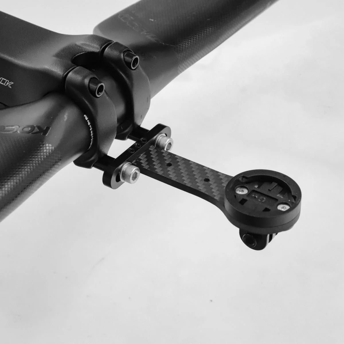 Крепление для велокомпьютера Carbon Fibre Integrated Handlebar Mount для Garmin Edge Bryton G-oPro, фото №6