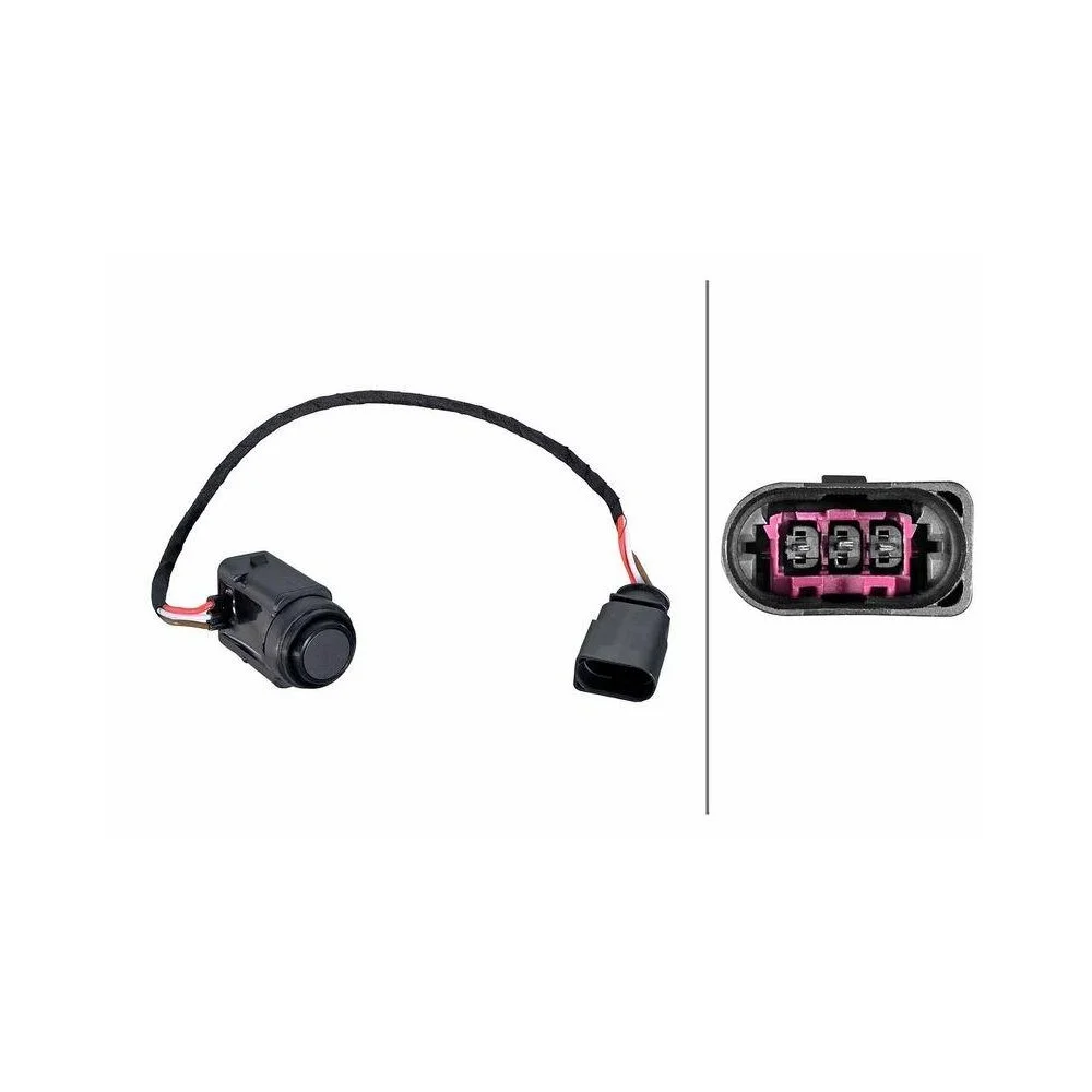 Датчик паркування HELLA 6PX 358 270-791 для AUDI SEAT SKODA VW BENTLEY, внутрішній, фото №1