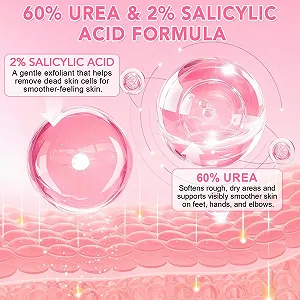 Карандаш-стик для пяток Urea 60% с 2% салициловой кислотой для сухой кожи Персик 40 г synthetic.ua - Фото 1