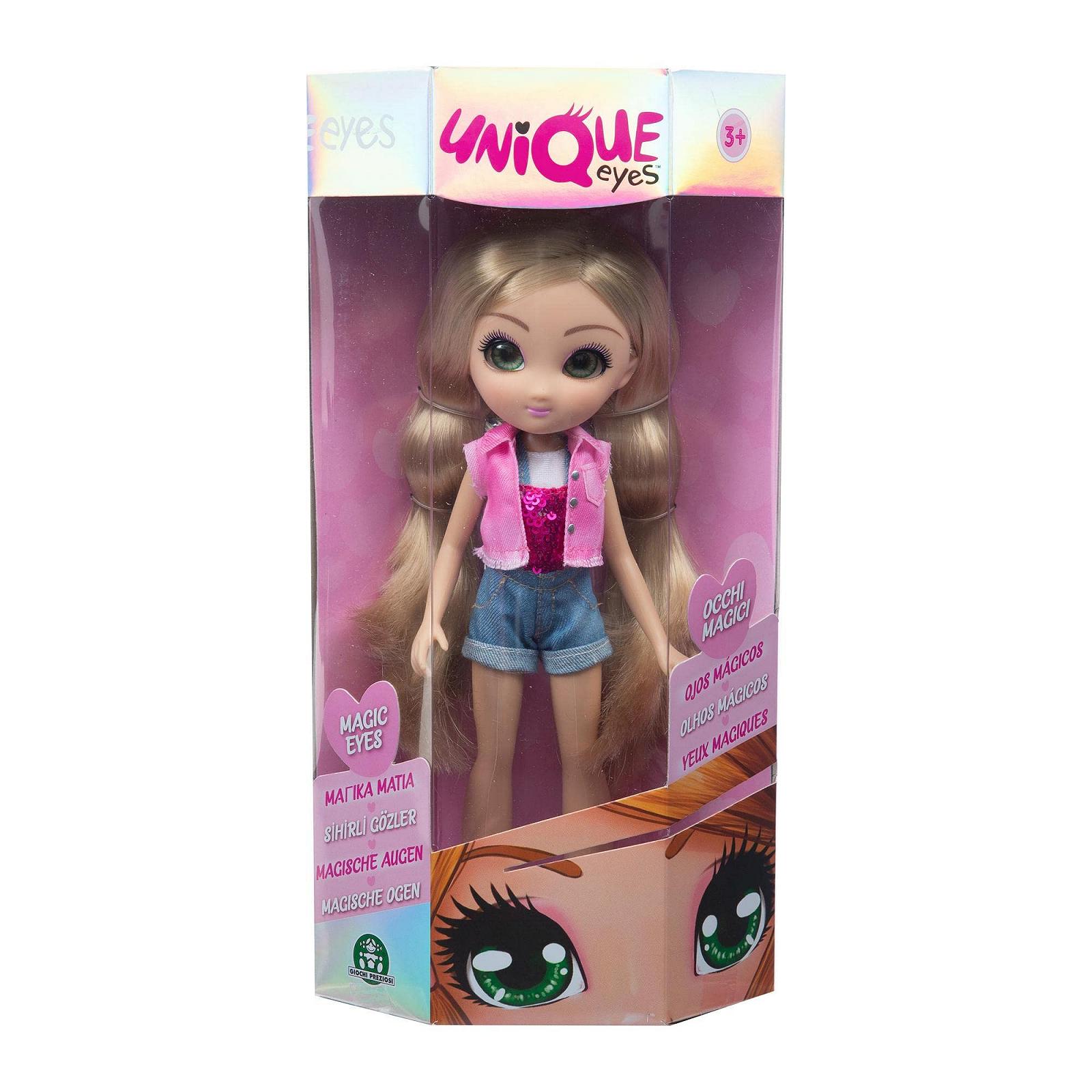 Шарнирная кукла Giochi Preziosi Unique Eyes 25 см с волшебными и глубокими большими глазами, следящими за вашим взглядом Amy Fashion, разноцветная, фото №9