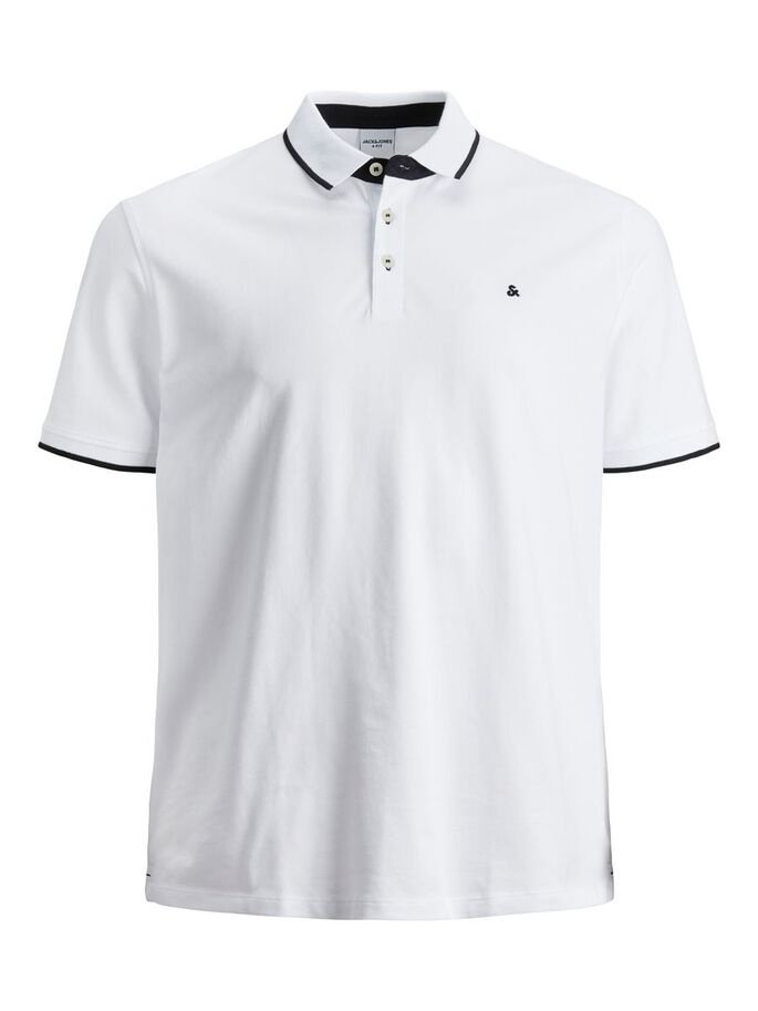 Поло Jack & Jones PLUS SS NOOS PS 12143859 Белый 2XL, фото №5