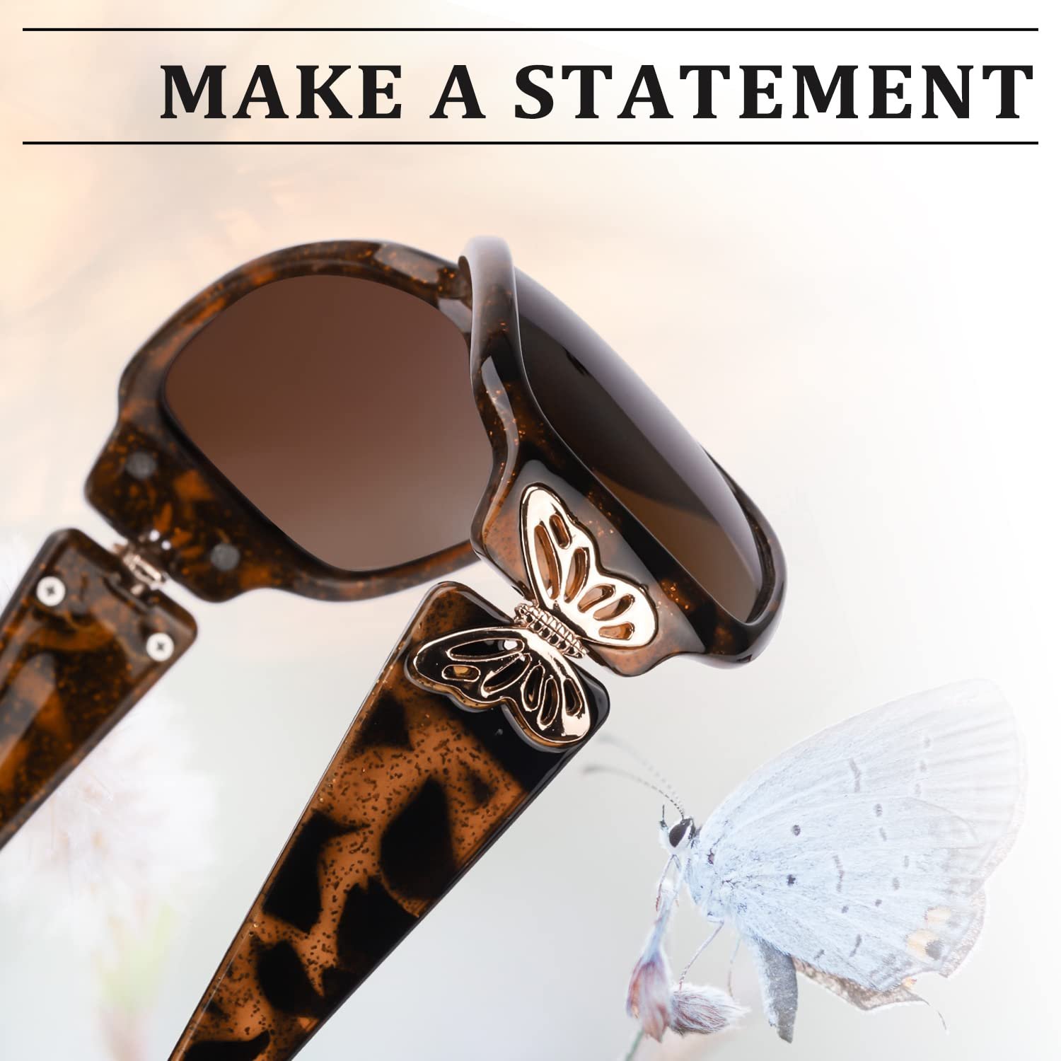 Сонцезахисні окуляри LVIOE Жіночі Великі Поляризовані Чорні 80-х Класичні Вінтажні з Захистом від Ультрафіолету, фото №4 Сонцезахисні окуляри LVIOE Жіночі Великі Поляризовані Чорні 80-х Класичні Вінтажні з Захистом від Ультрафіолету, фото №4