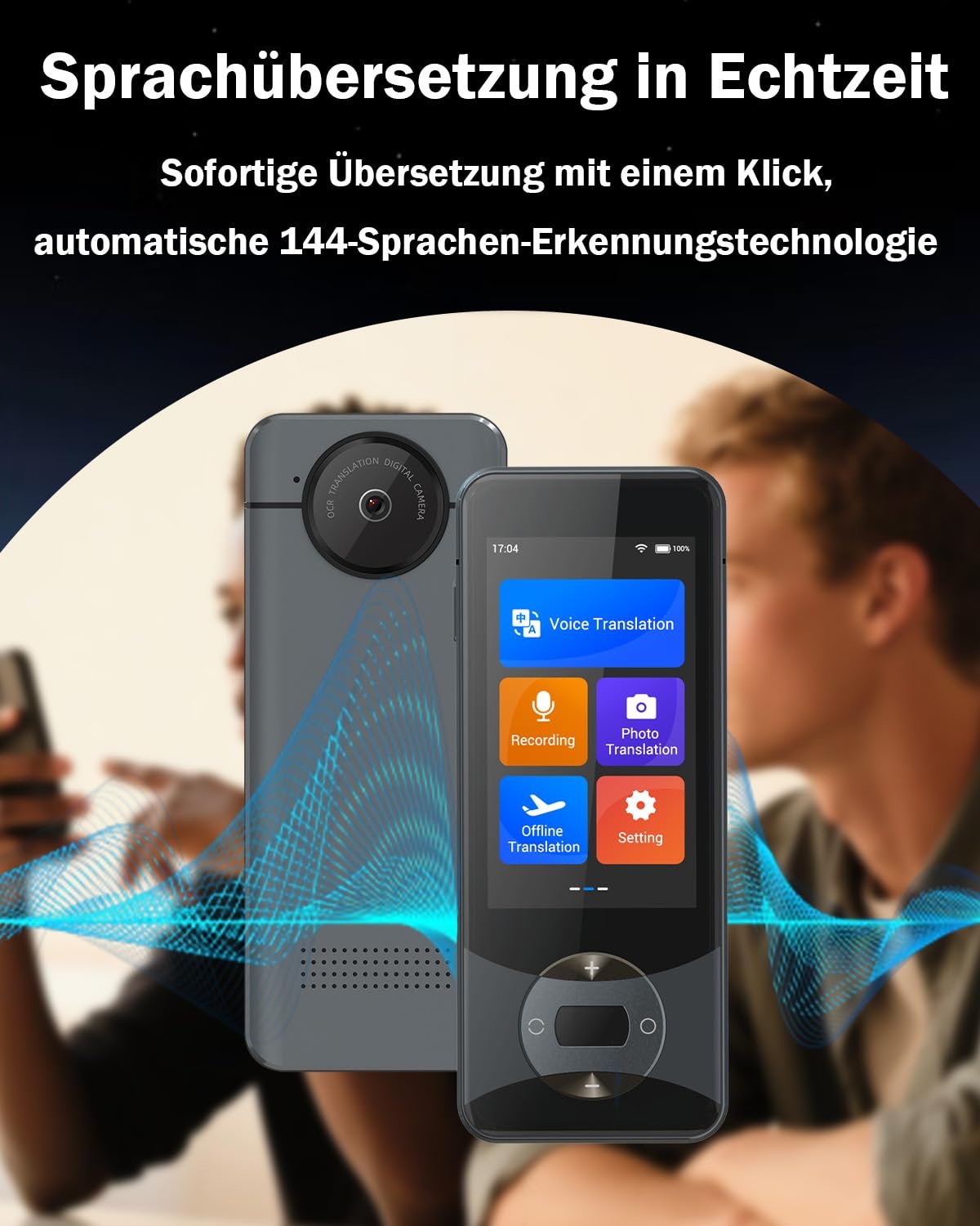 Перекладач мови Wooask W10 144 мови, фото №3