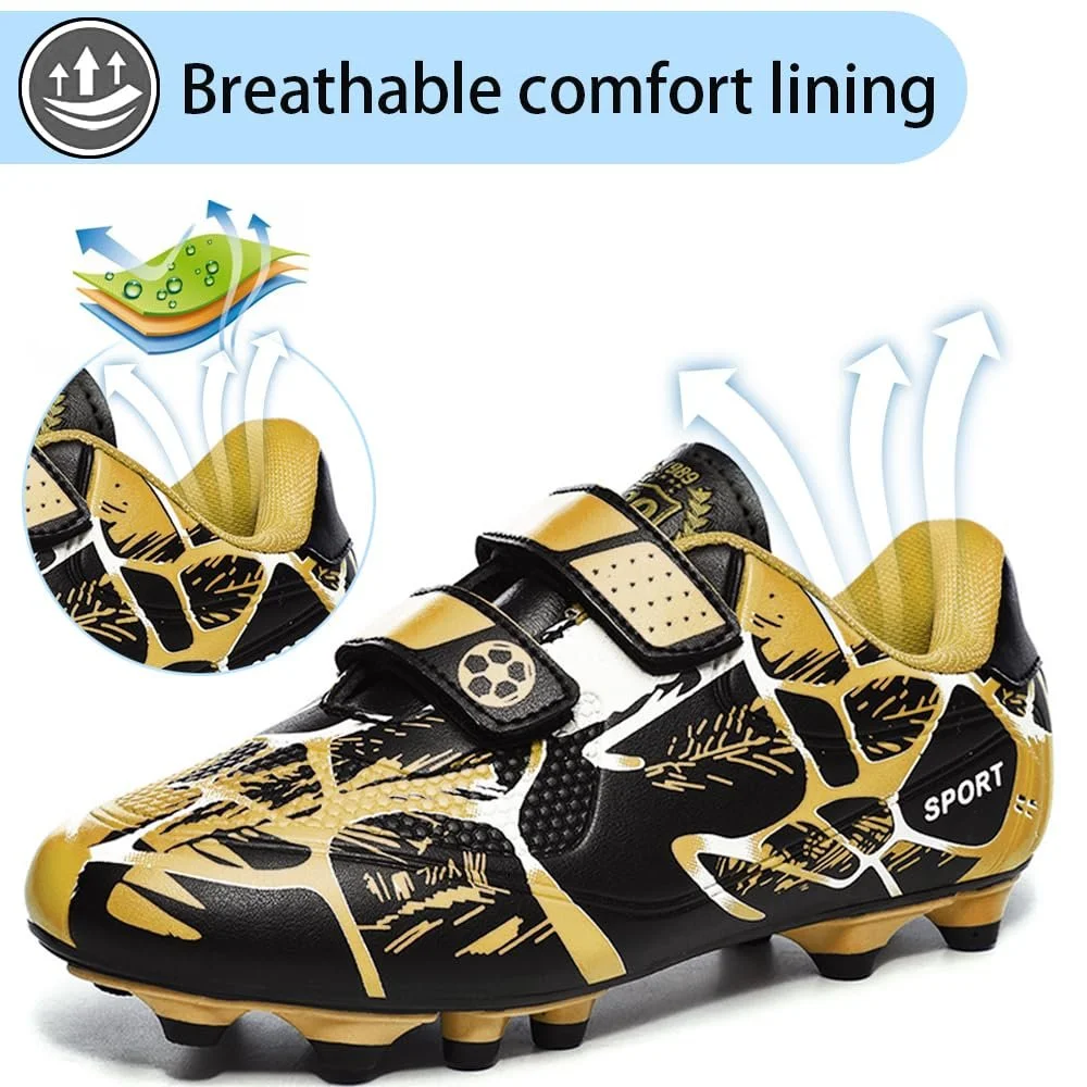 Детские футбольные бутсы для мальчиков и девочек, для тренировок на улице, спортивная обувь с шипами для искусственной травы, унисекс 28-37 EU, фото №2
