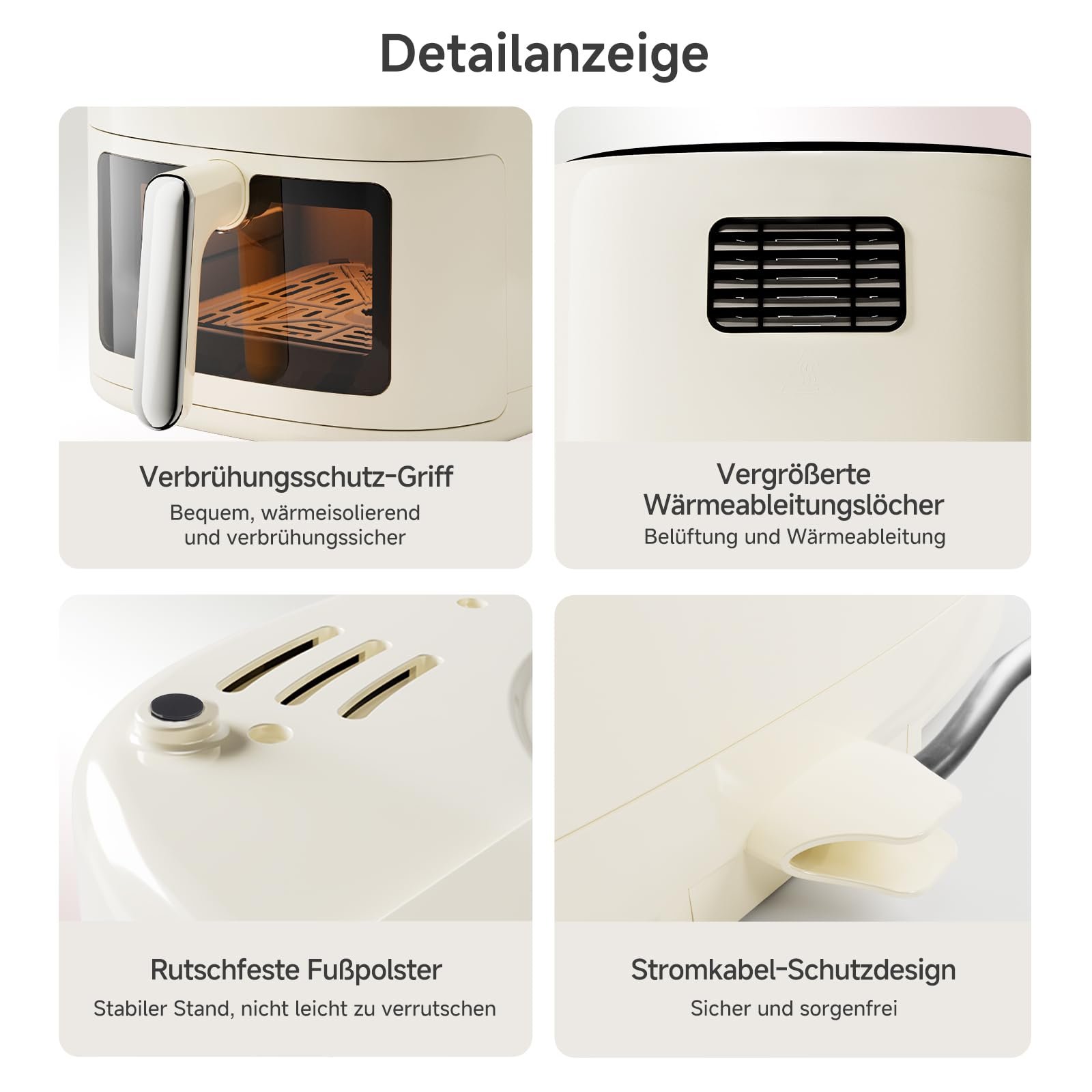 Мультипіч SIMPLUS 6.5 L, XL, з оглядовим вікном, 1500 W, Extra Slim Design, сенсорний екран, 10 програм, 80-200 °C, антипригарна корзина, фото №9 Мультипіч SIMPLUS 6.5 L, XL, з оглядовим вікном, 1500 W, Extra Slim Design, сенсорний екран, 10 програм, 80-200 °C, антипригарна корзина, фото №9