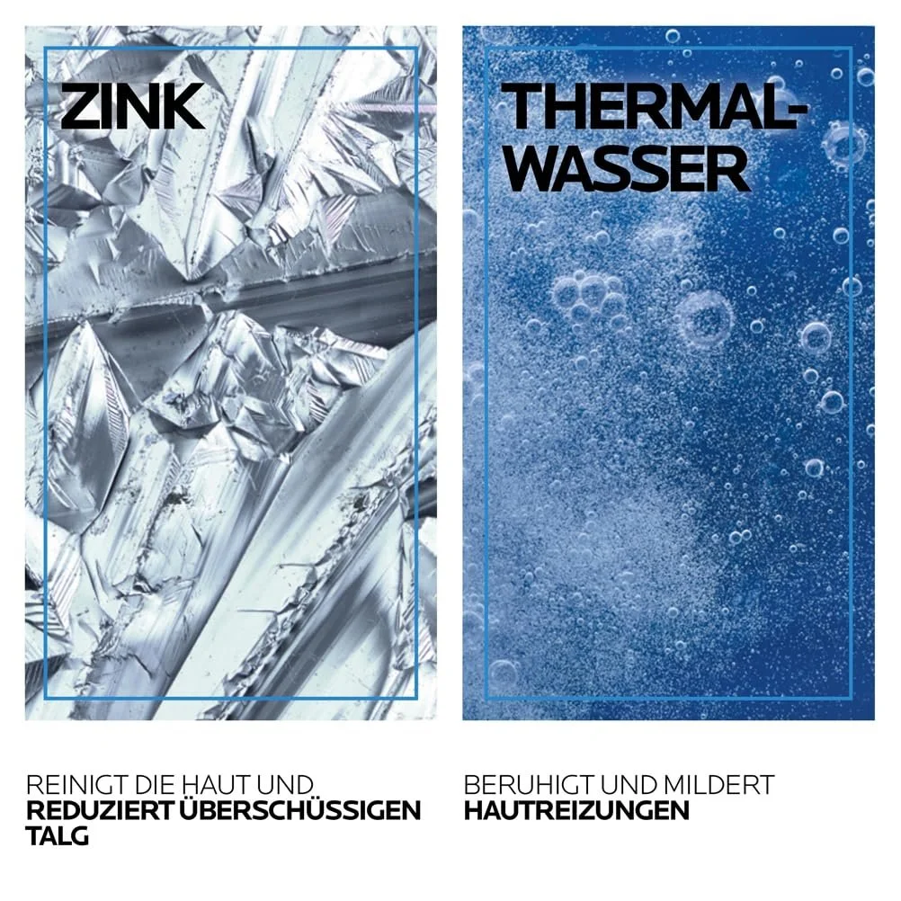 Гель для вмивання La Roche Posay Effaclar для проблемної жирної шкіри, заспокоює та видаляє надлишок себуму, без спирту, з цинком і філобіомою, змінний блок, 400 мл, фото №3