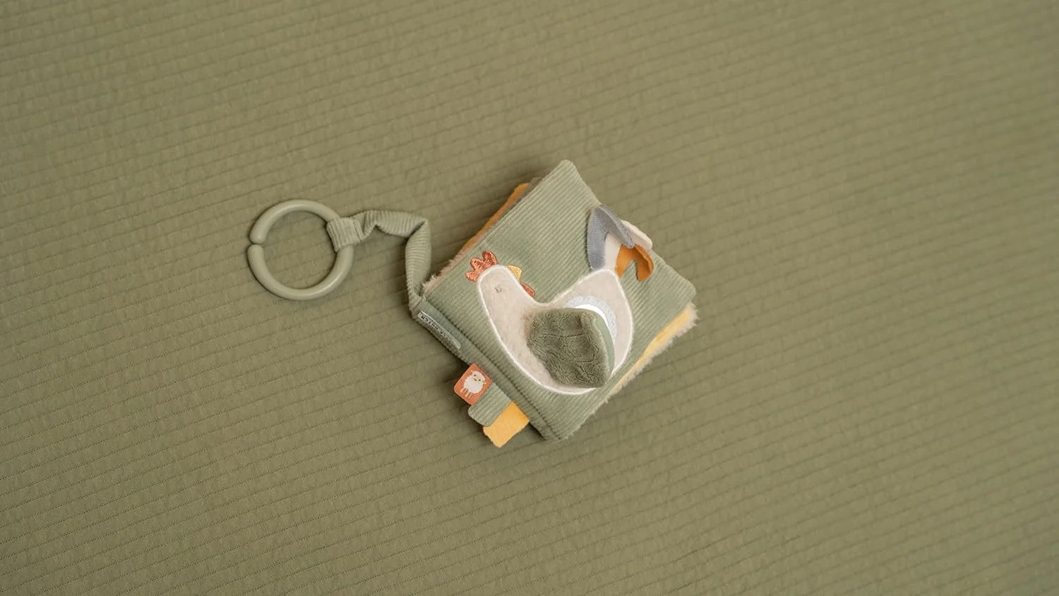 Тканинна Книжка для Коляски Little Dutch Little Farm 8819 Зелений, фото №8 Тканинна Книжка для Коляски Little Dutch Little Farm 8819 Зелений, фото №8