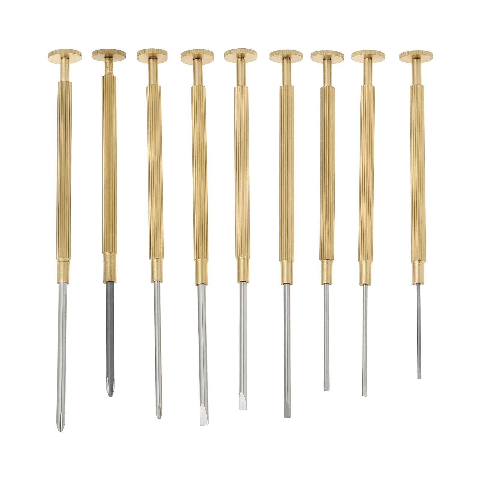 Набір викруток для ремонту годинників Slotted 0.8-1.8 мм Phillips 1.4-1.8 мм 9 шт., фото №1