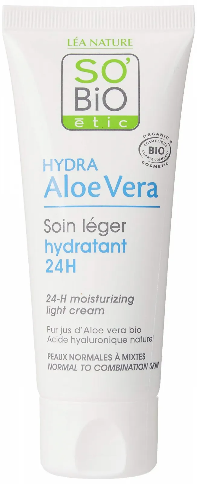 Легкий денний крем So'Bio Étic Hyaluronic Aloe 24H 50 мл органічний, фото №1 Легкий денний крем So'Bio Étic Hyaluronic Aloe 24H 50 мл органічний, фото №1