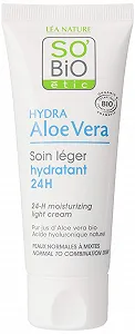 Легкий денний крем So'Bio Étic Hyaluronic Aloe 24H 50 мл органічний - Фото 1