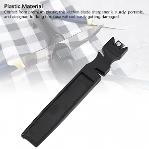 Точило для лез 4-in-1 кухонна портативна пластикова зі склорізом synthetic.ua - Фото 1