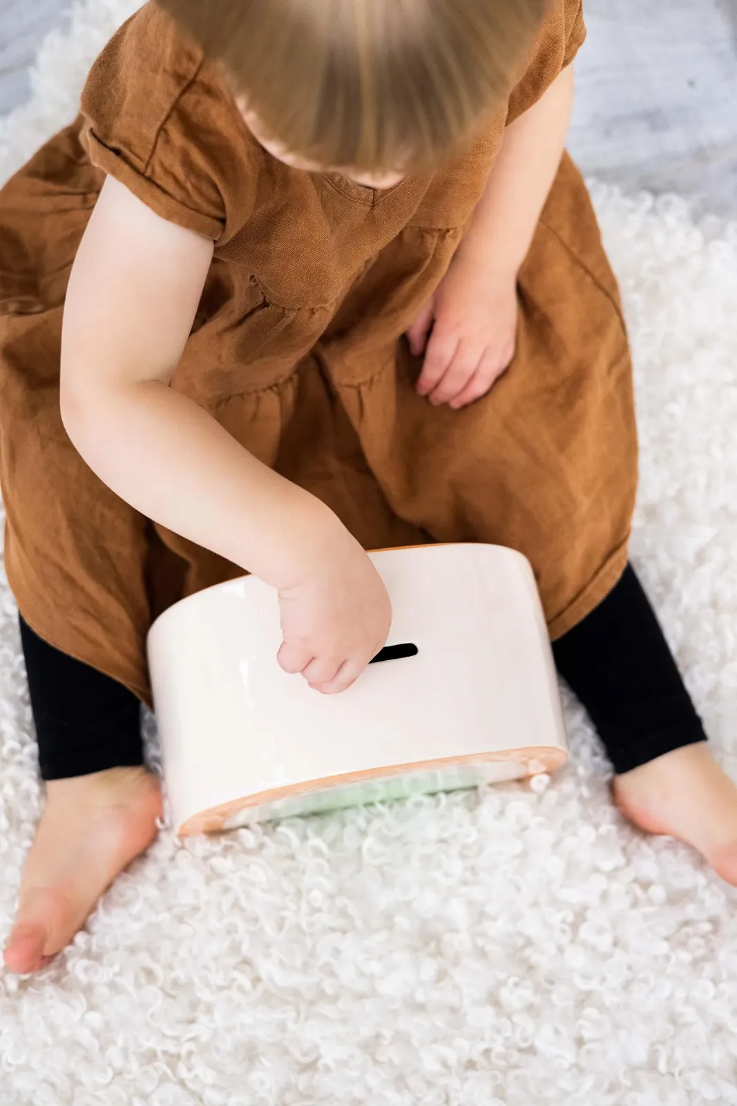 Скарбничка Pearhead Ceramic Rainbow керамічна Веселка пастельна, фото №5