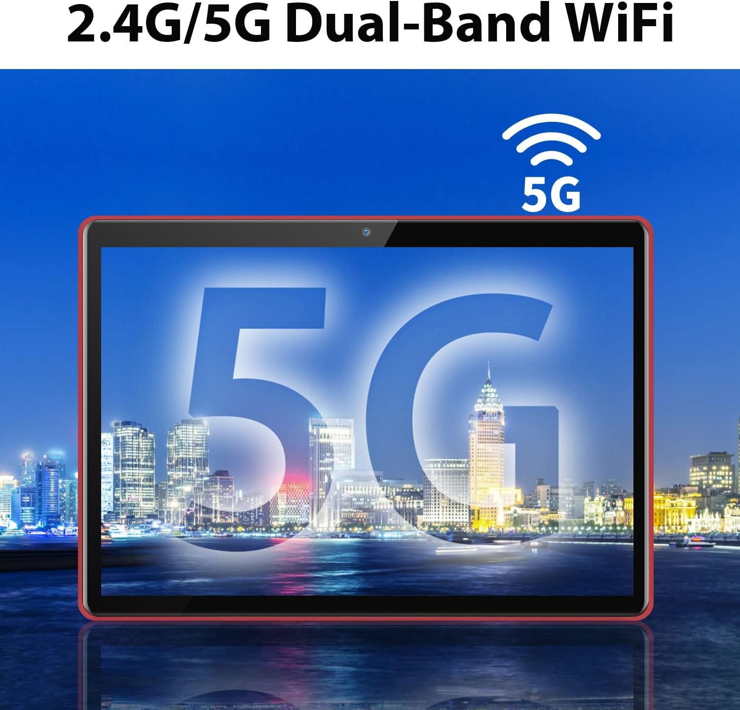 Планшет 10.1" DUODUOGO Tab S5e 4/64ГБ 8 ядер Android 11 6000 mAh Red, фото №4