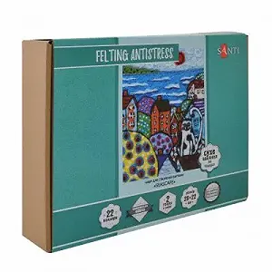 Купити Набор для творчества Santi Seascape техника валяния 28*22 см 742425 - Фото 1 Набор для творчества Santi Seascape техника валяния 28*22 см 742425 - Фото 1