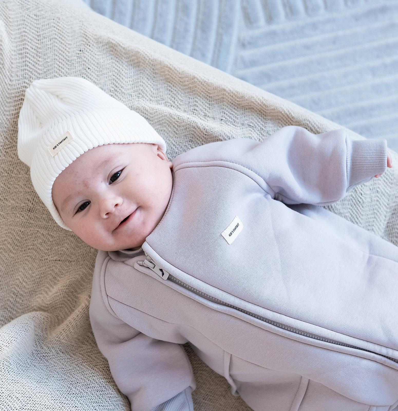 Ромпер, теплый с начесом Little Star серый, фото №7