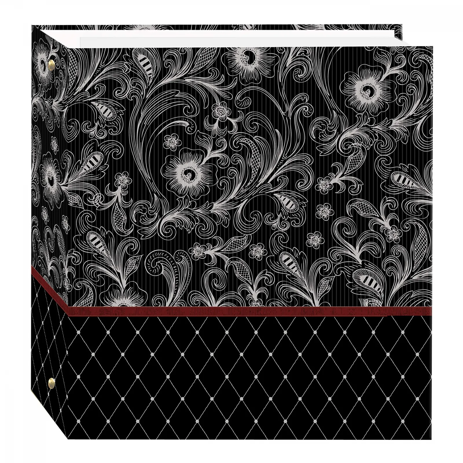 Фотоальбом Pioneer Magnetic TR-100D/PE, 3 кольца, 100 страниц, дизайн Pewter Etchings, фото №1