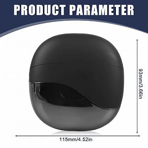 Навушники-перекладачі бездротові Black synthetic.ua - Фото 1