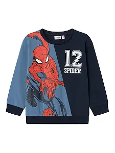 Світшот Name IT Nmmjakio Spiderman Sweat Unb Mar для хлопчиків - Фото 1
