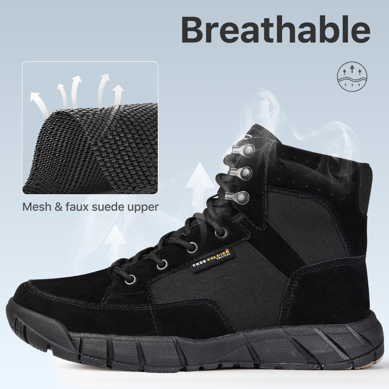 Мужские ботинки FREE SOLDIER, фото №3
