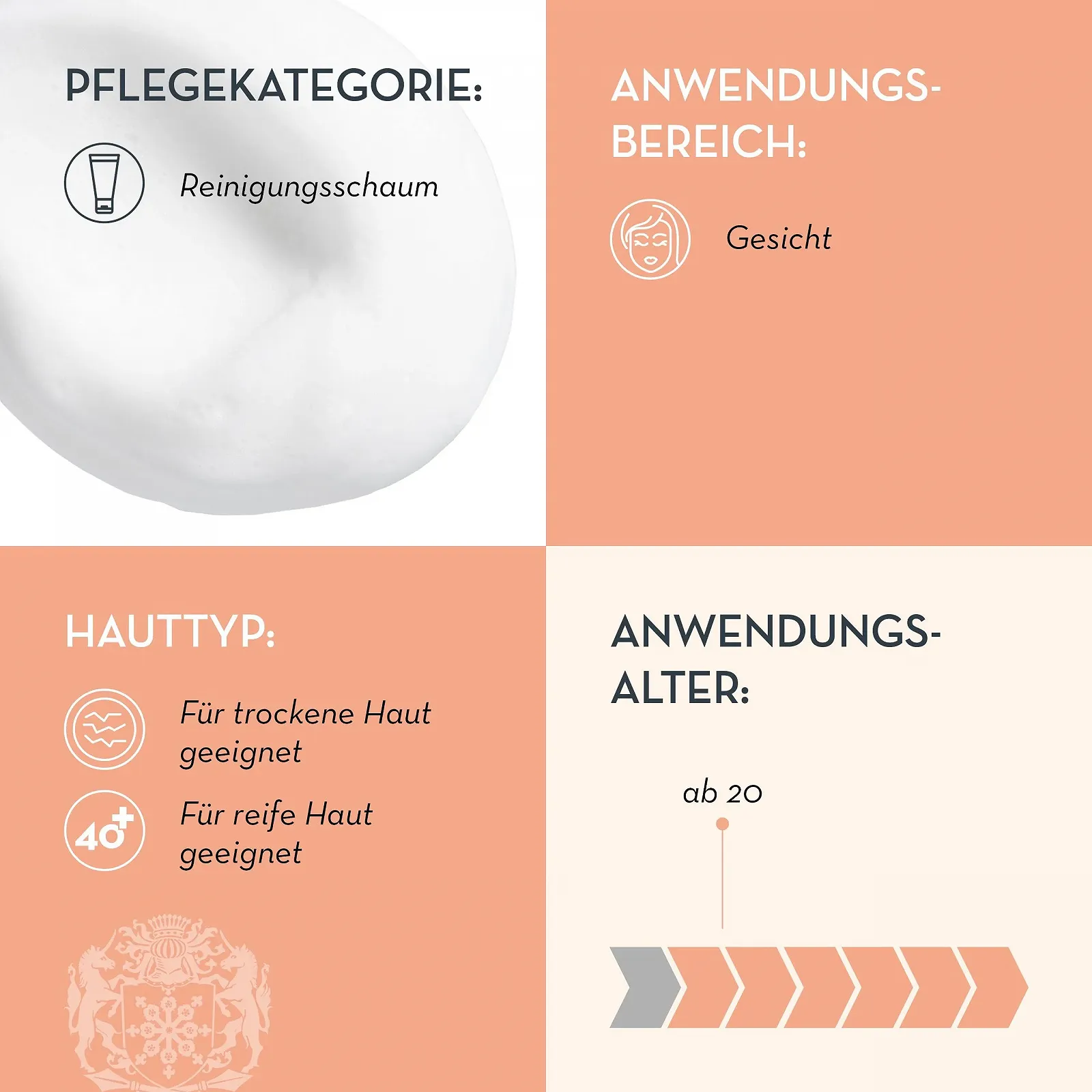 Мус для вмивання JEAN D'ARCEL DMAQUILLANTE Cr\u00e8me Nettoyante Anti-Ageing з мигдалевою олією та алантоїном 200 мл, фото №4