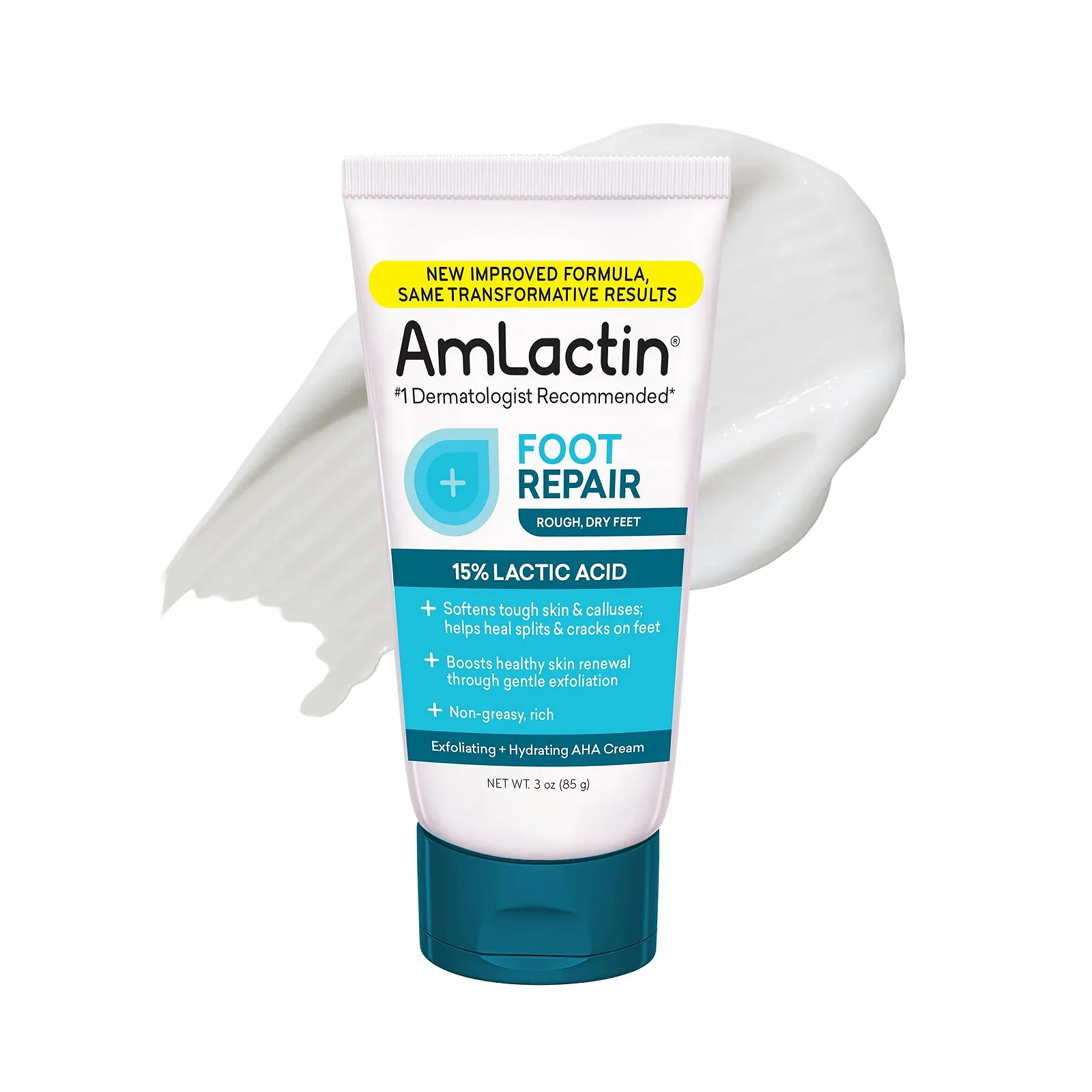 Крем для ног AmLactin Foot Repair терапевтический AHA Cream, 85 г (3 унции), фото №1