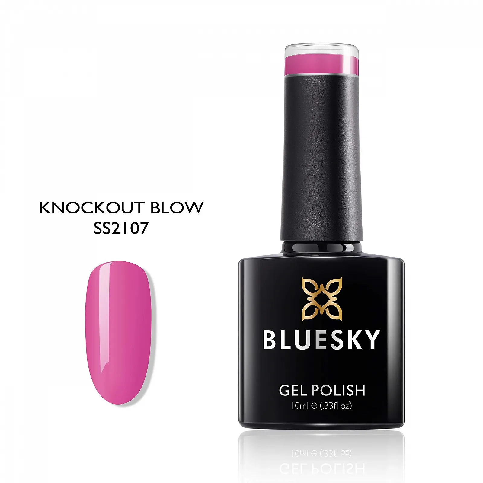 Гель-лак Bluesky Spring Collection 2021 Knockout Blow Ss2107 10мл Светло-розовый, фото №3