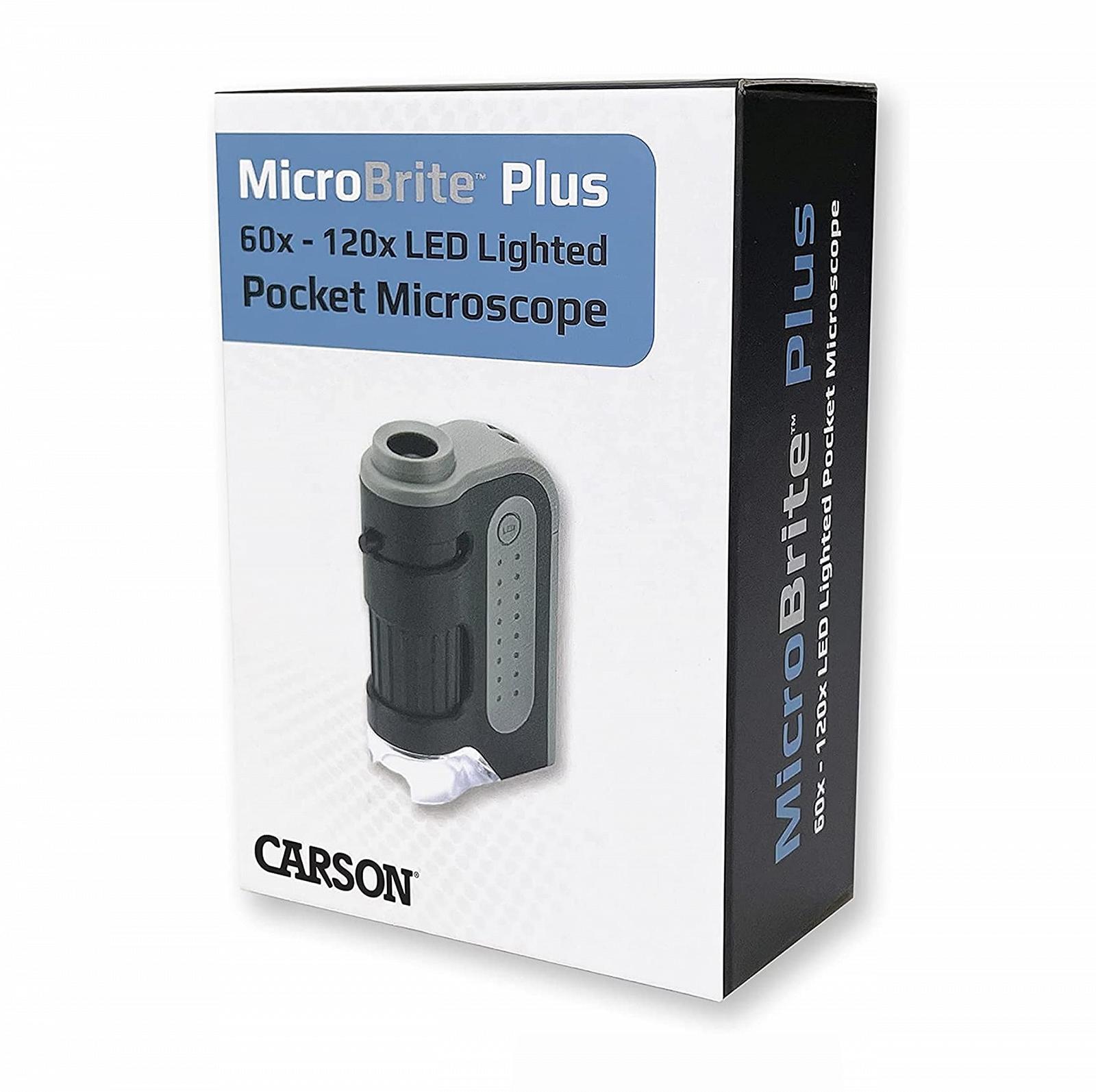 Микроскоп карманный Carson MicroBrite Plus 60x - 120x LED, фото №7