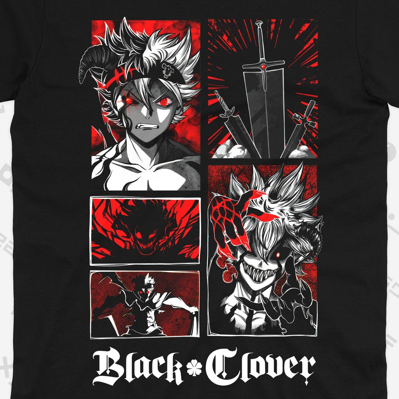 Футболка Аниме Чёрный клевер Black Clover TH182 L, фото №2