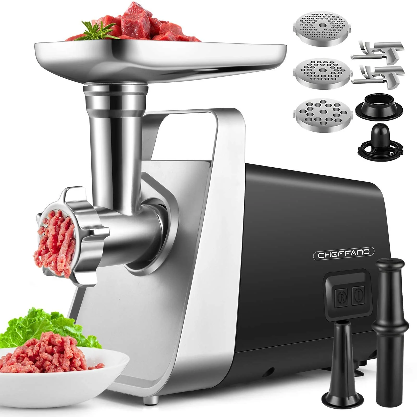 Электрическая мясорубка CHEFFANO 2000 W, фото №1 Электрическая мясорубка CHEFFANO 2000 W, фото №1