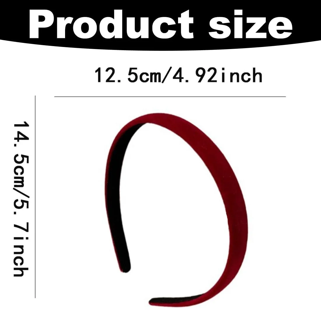 Женский обруч Бархатный, фото №2