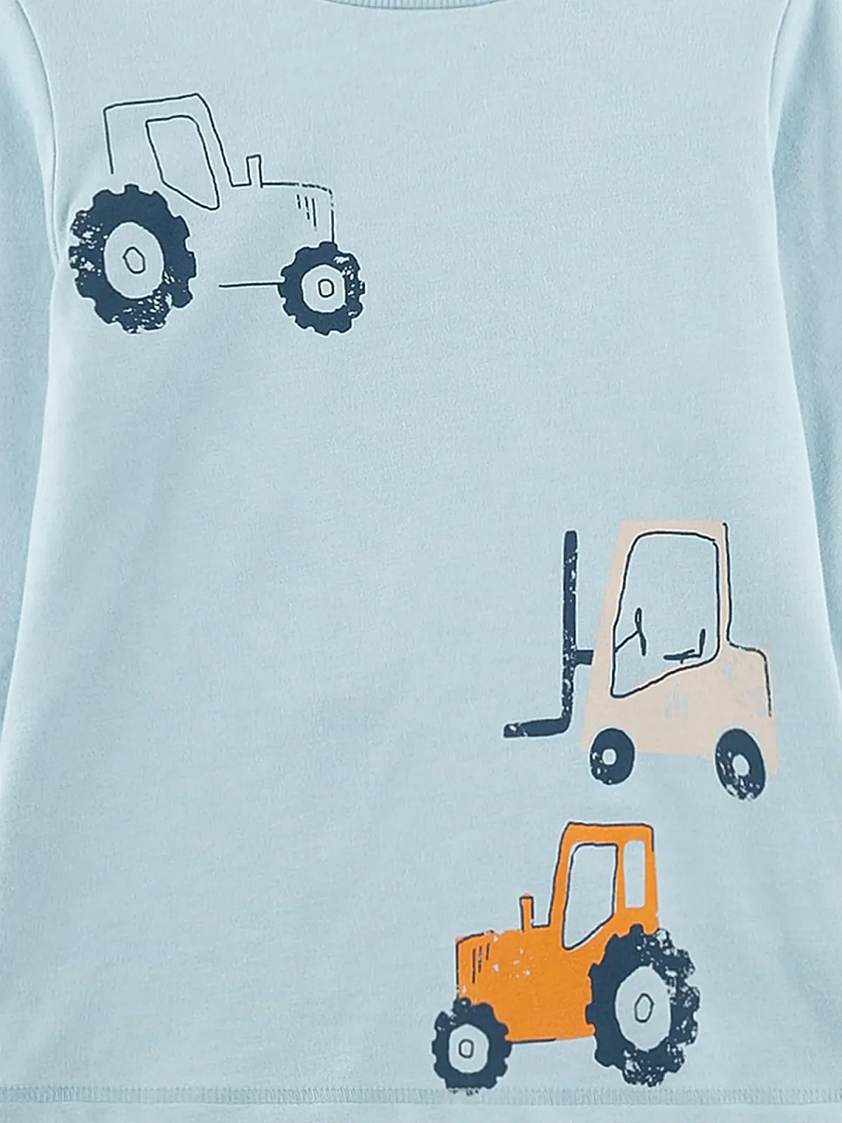Пижама Sanetta для мальчиков Длинная Синий Трактор, фото №3