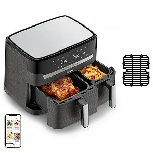 Мультипечь-гриль Tefal Easy Fry & Grill Dual XXL EY905B10 8,3 л нержавеющая сталь - Фото 1