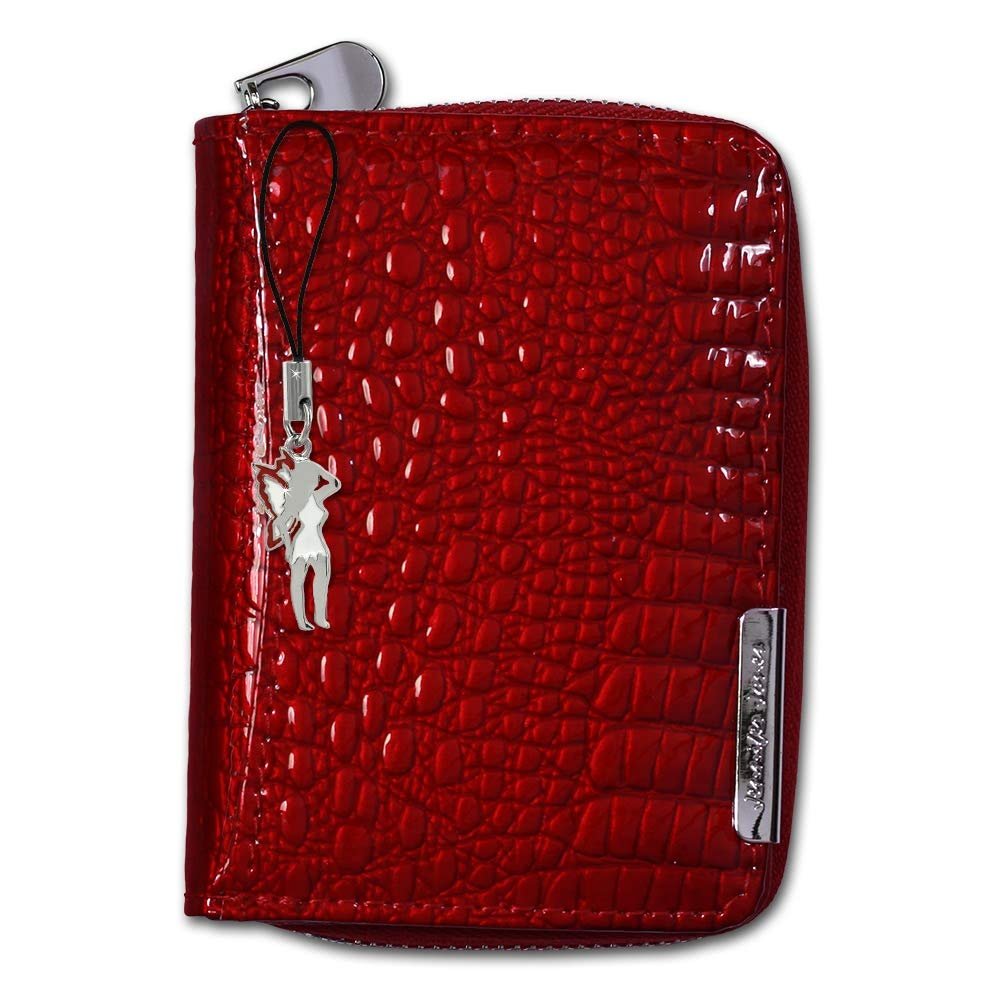 Мини-кошелек Dragon Leather OPJ109R Женский Кожаный Красный 8 x 3 x 11 см, Красный, S, Modern, фото №1