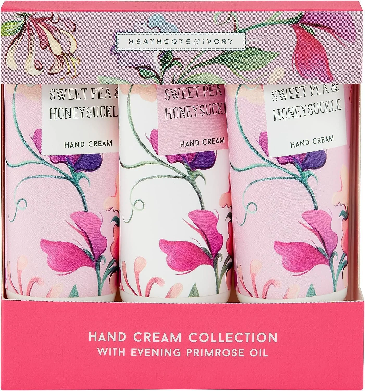 Крем для рук Heathcote & Ivory Sweet Pea & Honeysuckle 3 x 30 мл, фото №2 Крем для рук Heathcote & Ivory Sweet Pea & Honeysuckle 3 x 30 мл, фото №2