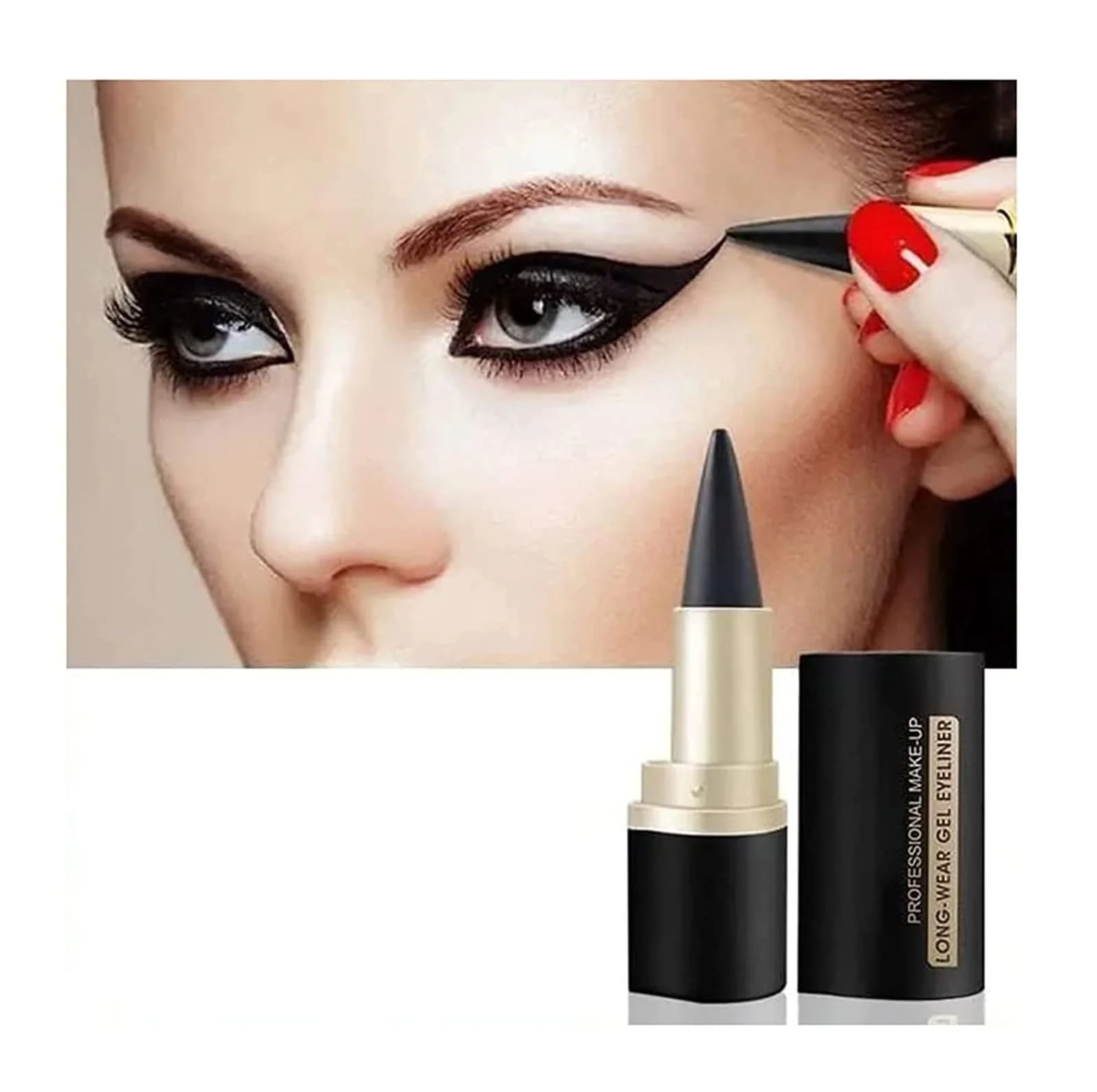 Олівець для очей Matte Quick-Dry, Ultra Black Gel Eyeliner, Водостійкий, стійка до розмазування, фото №3 Олівець для очей Matte Quick-Dry, Ultra Black Gel Eyeliner, Водостійкий, стійка до розмазування, фото №3